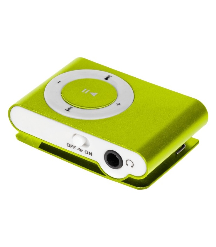 Odtwarzacz MP3 Quer z czytnikiem kart zielony