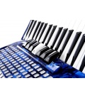 Akordeon klawiszowy Startone Piano Accordion 72 Niebieski