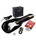 Gitara elektryczna Harley Benton ST-20 BK + akcesoria 