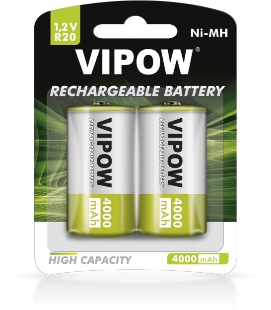 Akumulatorki VIPOW HR20 4000 mAh Ni-MH 2szt/bl