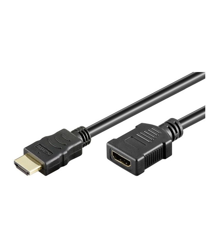 Kabel (przedłużacz) HDMI / HDMI gniazdo 2m Goobay