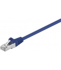 Kabel Patchcord Cat 5e F/UTP RJ45/RJ45 15m niebieski