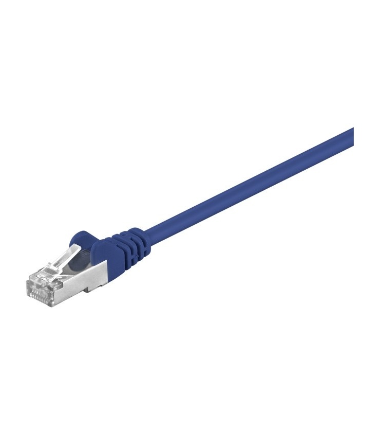 Kabel Patchcord CAT 5e SF/UTP RJ45/RJ45 2m niebieski