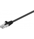 Kabel Patchcord CAT 5e F/UTP RJ45/RJ45 0,25m czarny
