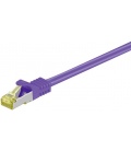 Kabel Patchcord CAT 7 S/FTP PIMF (z wtykami CAT 6a RJ45/RJ45) 0.50m fioletowy