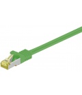 Kabel Patchcord CAT 7 S/FTP PIMF (z wtykami CAT 6a RJ45/RJ45) 5m zielony