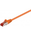 Kabel Patchcord CAT 6 S/FTP PIMF RJ45/RJ45 0.25m pomarańczowy