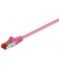 Kabel Patchcord CAT 6 S/FTP PIMF RJ45/RJ45 2m purpurowy