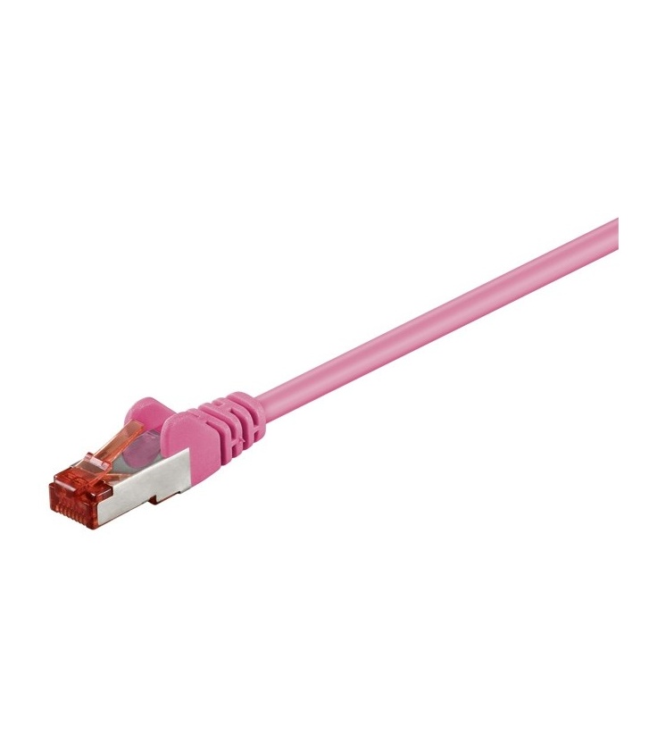 Kabel Patchcord CAT 6 S/FTP PIMF RJ45/RJ45 50m purpurowy