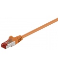 Kabel Patchcord CAT 6 S/FTP PIMF RJ45/RJ45 1m pomarańczowy