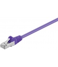 Kabel Patchcord CAT 5e SF/UTP RJ45/RJ45 0,5m fioletowy
