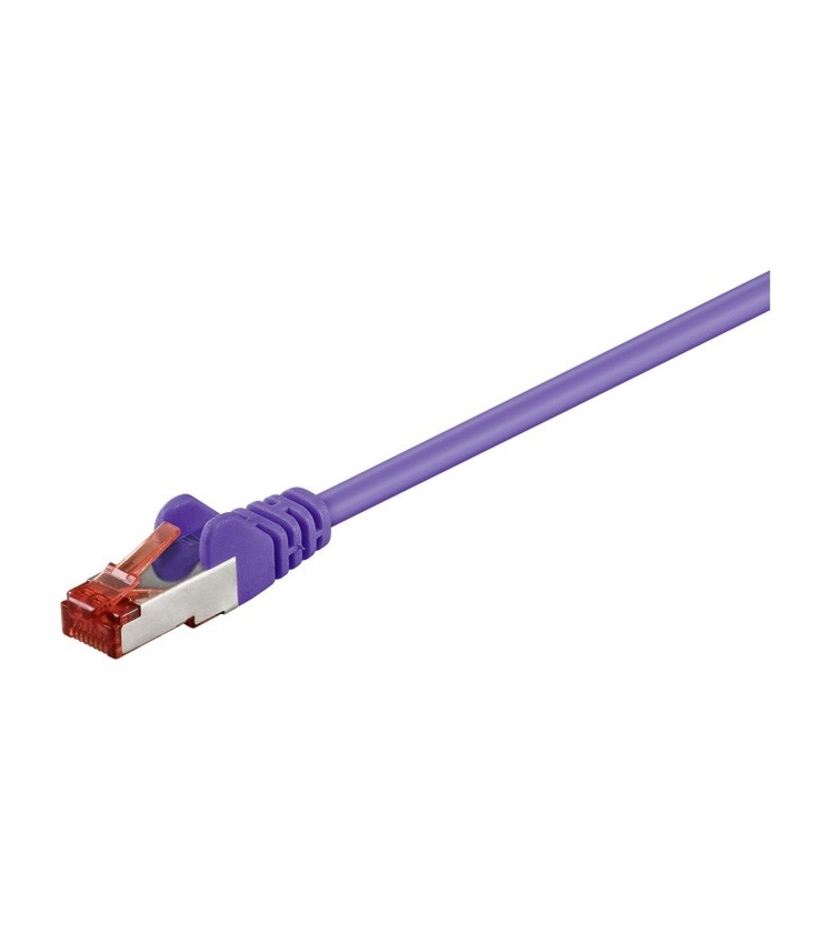Kabel Patchcord CAT 6 S/FTP PIMF RJ45/RJ45 30m fioletowy