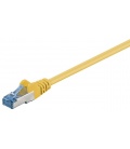 Kabel Patchcord CAT 6a S/FTP PIMF RJ45/RJ45 0.50m żółty
