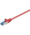 Kabel Patchcord CAT 6a S/FTP PIMF RJ45/RJ45 0.50m czerwony