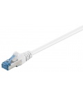 Kabel Patchcord CAT 6a S/FTP PIMF RJ45/RJ45 10m biały
