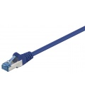 Kabel Patchcord CAT 6a S/FTP PIMF RJ45/RJ45 2m niebieski