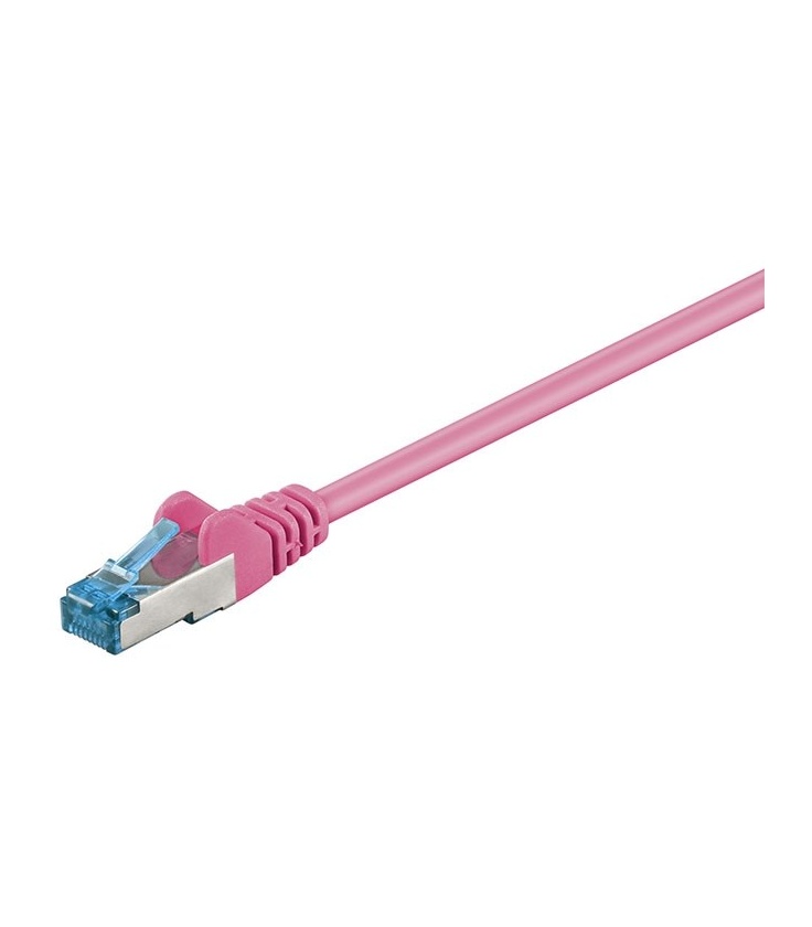 Kabel Patchcord CAT 6a S/FTP PIMF RJ45/RJ45 2m purpurowy