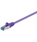 Kabel Patchcord CAT 6a S/FTP PIMF RJ45/RJ45 3m fioletowy