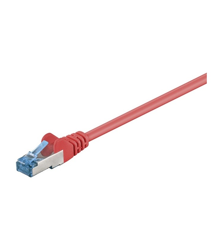 Kabel Patchcord CAT 6a S/FTP PIMF RJ45/RJ45 5m czerwony