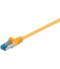 Kabel Patchcord CAT 6a S/FTP PIMF RJ45/RJ45 0.25m żółty