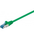 Kabel Patchcord CAT 6a S/FTP PIMF RJ45/RJ45 0.25m zielony