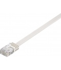 Kabel płaski Patchcord CAT 6 U/UTP RJ45/RJ45 0,5m biały