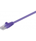 Kabel Patchcord CAT 5e U/UTP RJ45/RJ45 0,25m fioletowy
