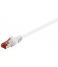 Kabel Patchcord CAT 6 S/FTP PIMF LC RJ45/RJ45 1m biały