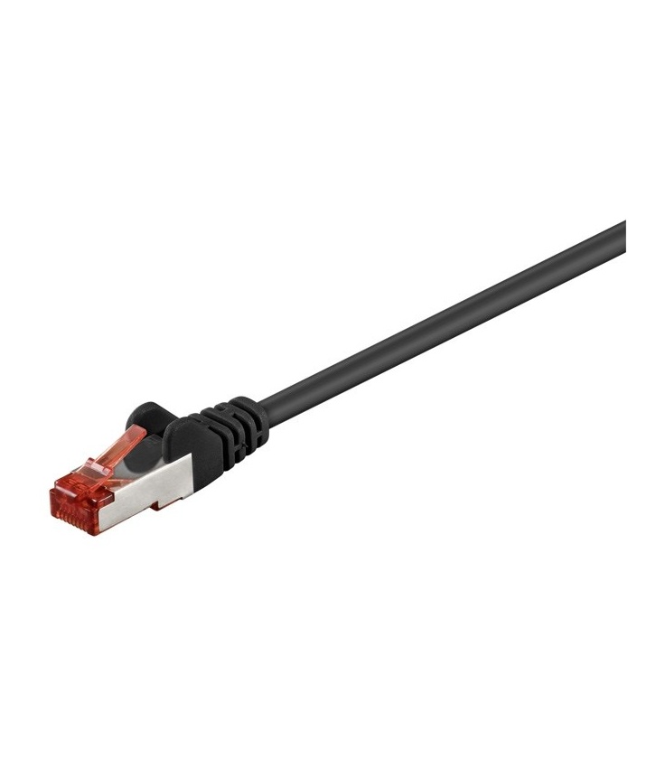 Kabel Patchcord CAT 6 S/FTP PIMF LC RJ45/RJ45 10m czarny
