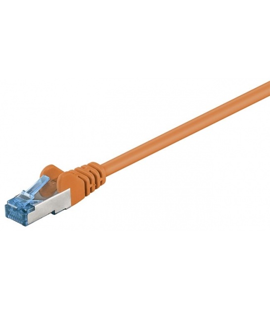 Kabel Patchcord CAT 6a S/FTP PIMF RJ45/RJ45 1.5m pomarańczowy
