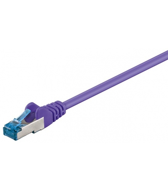 Kabel Patchcord CAT 6a S/FTP PIMF RJ45/RJ45 1.5m fioletowy