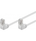 Kabel Patchcord CAT 5e F/UTP (2x90°) RJ45/RJ45 0,5m biały