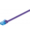 Kabel płaski Patchcord CAT 6a U/UTP RJ45/RJ45 0,5m fioletowy