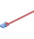 Kabel płaski Patchcord CAT 6a U/UTP RJ45/RJ45 2m czerwony