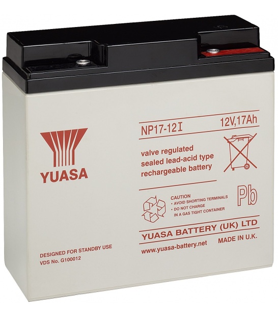 Akumulator żelowy AGM YUASA (NP17-12) 12V 17Ah