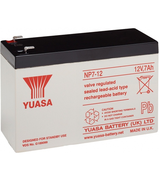 Akumulator żelowy AGM YUASA (NP7-12L) 12V 7Ah