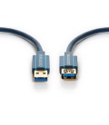 Kabel (przedłużacz) USB 3.0 A / A gniazdo 1,8m Clicktronic