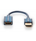 Adapter elastyczny (slim) HDMI / HDMI gniazdo 0,1m Clicktronic