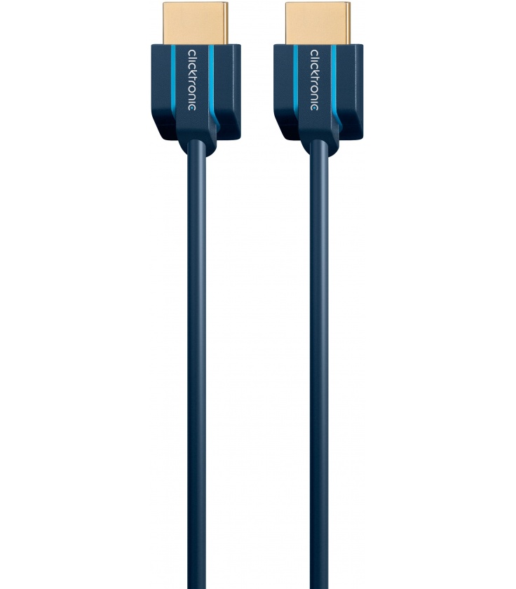 Kabel (slim) HDMI / HDMI 1m Clicktronic