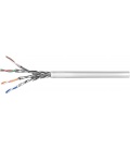 Kabel instalacyjny (drut) CAT 6 S/FTP PiMF LSZH Cu 100m szary