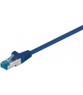 Kabel Patchcord CAT 6a S/FTP PIMF RJ45/RJ45 30m niebieski