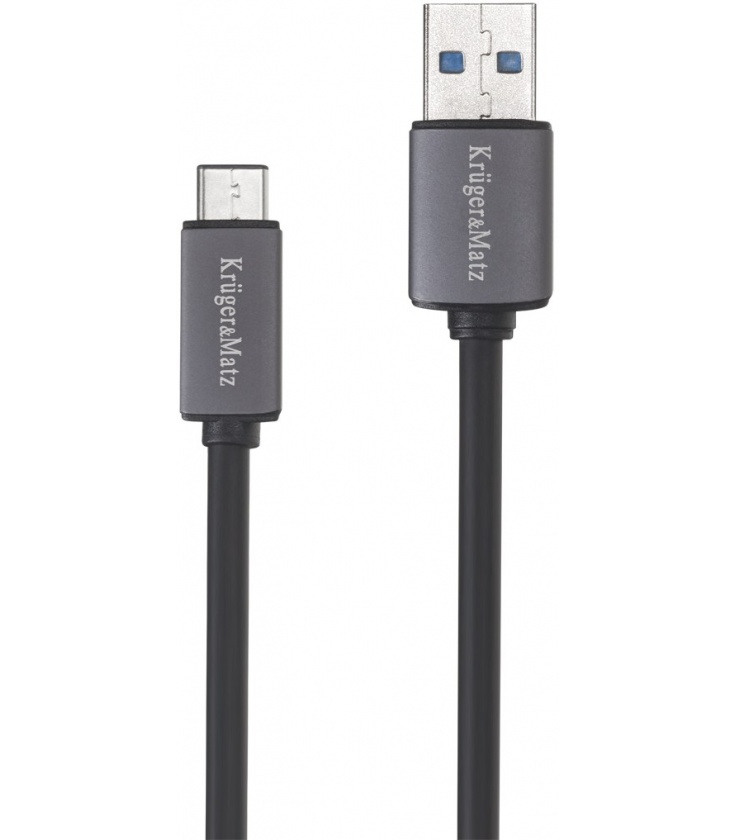 Kabel USB wtyk 3.0V - wtyk typu C 5G 1.5m Kruger&Matz