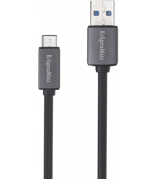 Kabel USB wtyk 3.0V - wtyk typu C 5G 0.5m Kruger&Matz