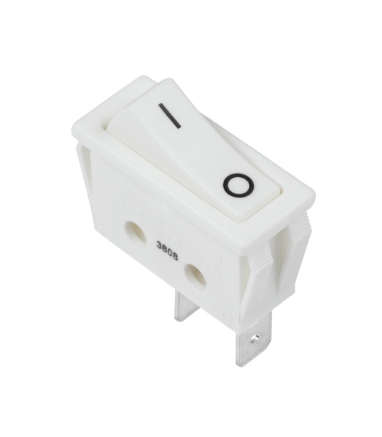 Złącze przełącznik kołyskowy prostokątny biały C5N 0-1 16A/250V