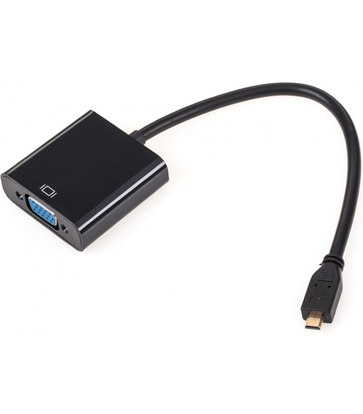 Złącze adapter wt. MICRO HDMI do VGA +AUDIO