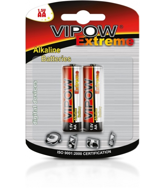 Baterie alkaliczne VIPOW EXTREME LR06 2szt/bl