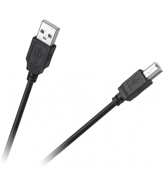 Kabel USB komputer-drukarka 1,8m czarny