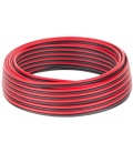 Kabel głośnikowy CCA 0.75mm czarno-czerwony 10M
