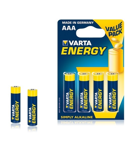 Bateria alkaliczna VARTA LR03 ENERGY 4szt./bl.
