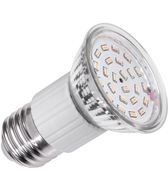 Lampa LED (24x3014 SMD) 4.5W, E27, 3000K, 230V (szklana obudowa)